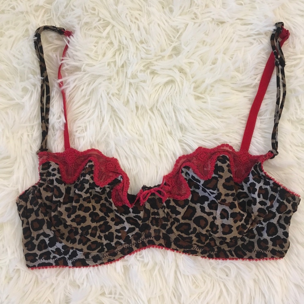 Sexy Lace Trimmed Bra Size 34C